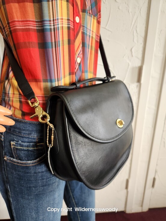 Coach Handbags - Coach Plaza Bag - The Bistro Bag, #9865 Black, 1980's To Early 1990's, Large